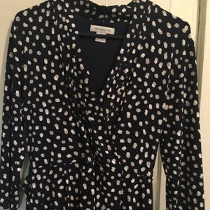 Pretty blue and white dress